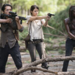The Walking Dead 5 Temporada S05E11 Glenn Maggie Michonne Yeun Cohan Gurira