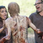 The Walking Dead 5 Temporada S05E12 Bastidores Alanna Masterson Tara Greg Nicotero