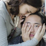The Walking Dead 5 Temporada S05E12 Bastidores Lauren Cohan Maggie Seten Yeun Glenn