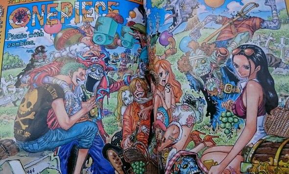 One Piece Capítulo 784 Capa Colorida