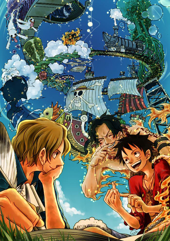 One Piece SBS Volume 77 Galeria Usopp Sabo Luffy