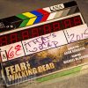 Fear the walking dead bastidores claquete