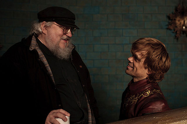 Game of Thrones Bastidores George R R martin Peter Dinklage