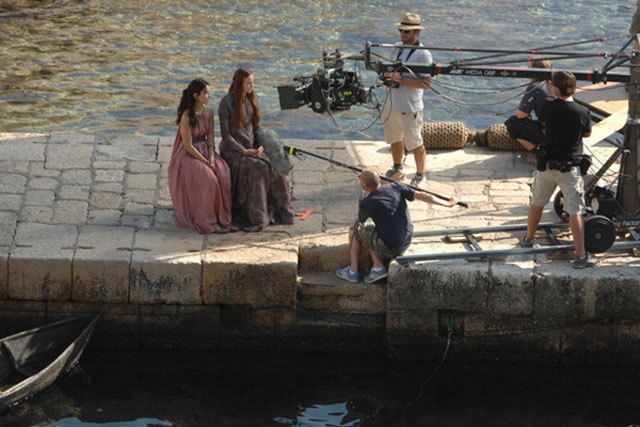 Game of Thrones Bastidores Sophie Turner Sansa Stark Sibel Kekilli Shae