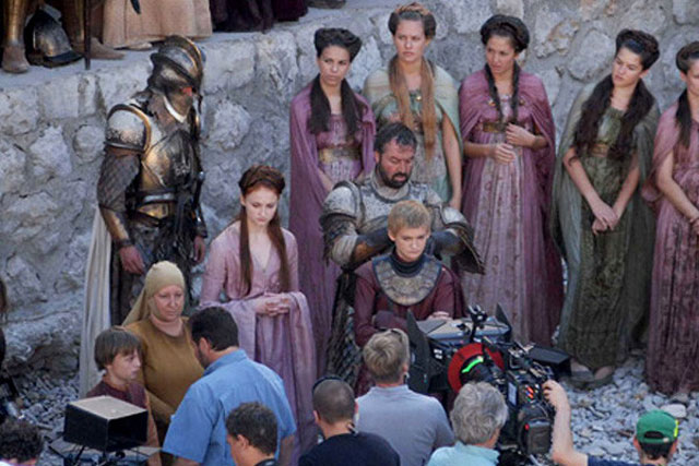 Game of Thrones Bastidores Sophie Turner e Jack Gleeson