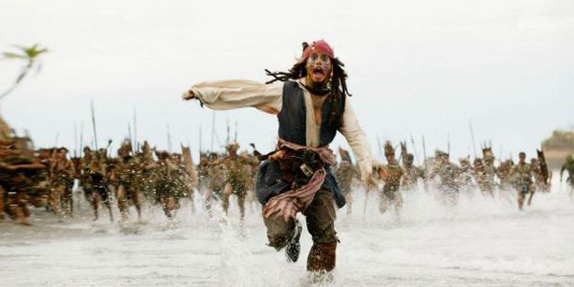 Johnny Depp Papeis Estranhos Jack Sparrow