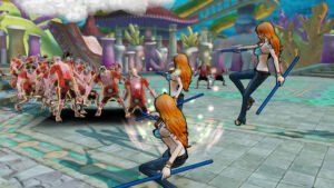 One Piece Pirate Warriors 3 Ilha Tritões 23 Nami