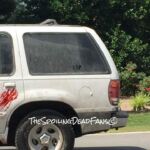 The Walking Dead 6 Temporada Grava%C3%A7%C3%B5es Estacionamento Carro Sangue 4