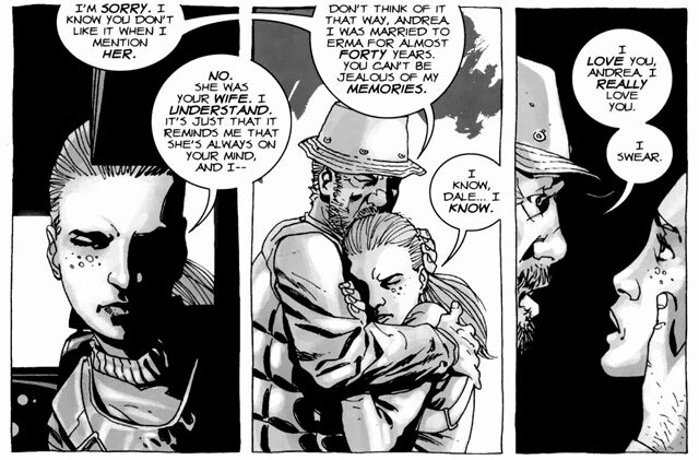The Walking Dead HQ Melhores Casais Andrea Dale
