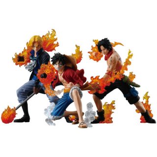 One piece attack styling three brothers of flame sabo luffy ace