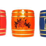 One Piece Caneca Madeira Urakita Luffy Sabo Ace 1