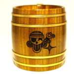 One Piece Caneca Madeira Urakita Nami 1