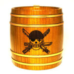 One Piece Caneca Madeira Urakita Zoro 2