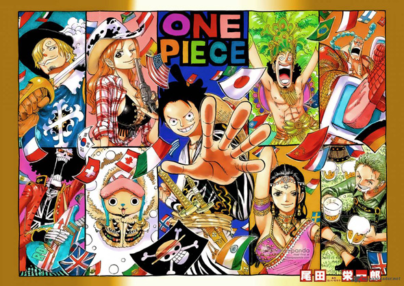 One-Piece-Capa-Colorida-Capítulo-90-Piratas-do-Chapéu-de-Palha-Nacionalidades