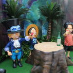 One Piece Laguna Ten Bosch 2015 Estátuas Luffy Ace Sabo 12
