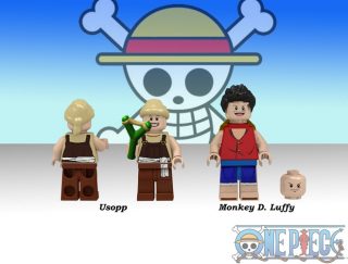 One piece lego ideas going merry usopp luffy