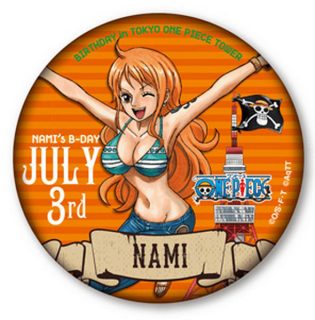 Tokyo one piece tower nami aniversário boton