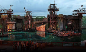 One Piece USJ Universal Studios Japan Premier Show 2015 Apresenta%C3%A7%C3%A3o Live Action Cen%C3%A1rio 3