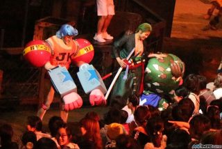 One piece usj universal studios japan premier show 2015 apresentação live action 34 franky chopper zoro