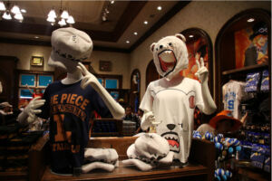 One Piece USJ Universal Studios Japan Premier Show 2015 Loja 15 Camiseta Chap%C3%A9u Law Bepo