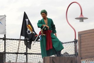 One piece usj universal studios japan premier show 2015 water battle 19 zoro