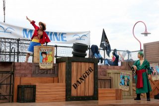 One piece universal studios japan premier show 2015 water battle 2