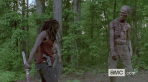the walking dead 6 temporada trailer 09 michonne zumbi