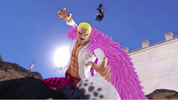 One-Piece-Pirate-Warriors-3-Doflamingo-Trafalgar-Law-Sabo
