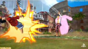 One Piece Burning Blood PlayStation 5 Monkey D Luffy vs Doflamingo