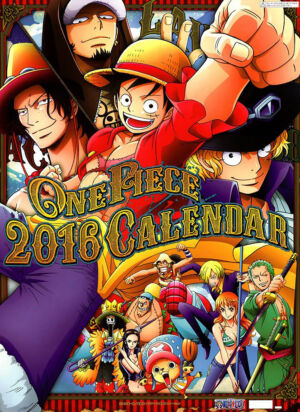 One Piece Calendar 2016 Calendário Capa