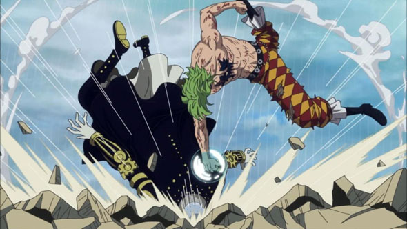 One-Piece-Capítulo-713-Bartolomeo-vs-Gladius