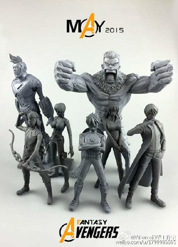 One-Piece-Avengers-Vingadores-AForce-Tripulação