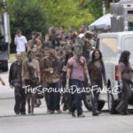 The Walking Dead 6 Temporada Filmagens Episódio 7 41 Zumbis