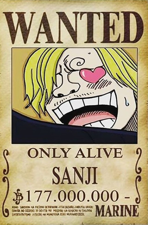 Featured image of post The Best 23 Cartaz De Procurado One Piece Sanji