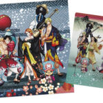 One Piece Ichiban Kuji Sakihokore Enshoku Mugiwara Emaki Prêmio F Capa de Livro Tripulação