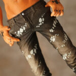 One Piece King of Artist The Trafalgar Law Jeans Freak Ver 5 Preto