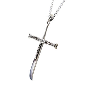 One Piece Ark Silver Accesories Pingente Mihawk Yoru 2