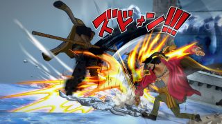 One piece burning blood 12 barba branca branca negra