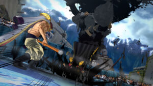 One Piece Burning Blood 9 Barba Branca Branca Negra