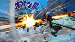 One Piece Burning Blood Marineford Screenshots 59 Mihawk Barba Branca