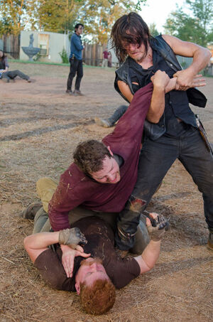 the walking dead s06e11 foto 10 abraham andy daryl