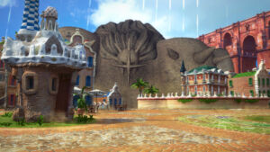 One Piece Burning Blood Screenshots 37 Cenário Dressrosa Pica