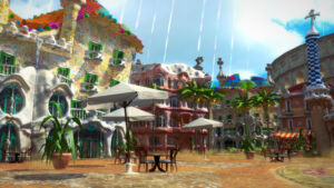 One Piece Burning Blood Screenshots 40 Cenário Dressrosa