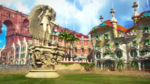 One Piece Burning Blood Screenshots 41 Cenário Dressrosa