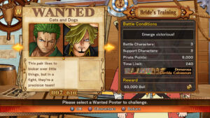 One Piece Burning Blood Screenshots 75 Menu