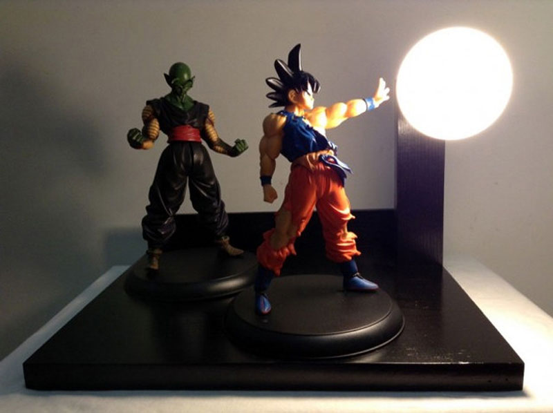 Luminária Goku Perfil Dragon Ball Dbz