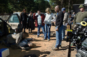 the walking dead s06e14 bastidores 02 denise daryl rosita