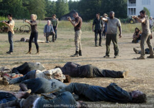 the walking dead s02e07 foto 08 glenn andrea hershel maggie shane rick t dog daryl
