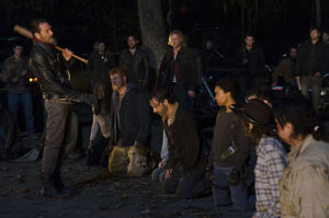 the walking dead s06e16 extra 04 negan michonne abraham rick sasha carl eugene dwight salvadores