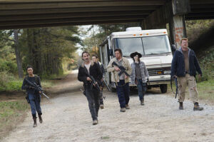 the walking dead s06e16 extra 18 sasha rick aaron eugene carl abraham